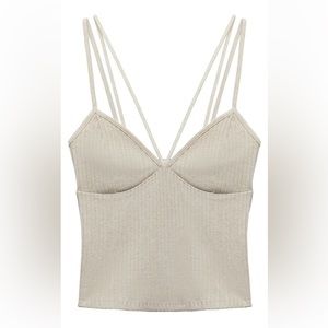 Zara ribbed tank